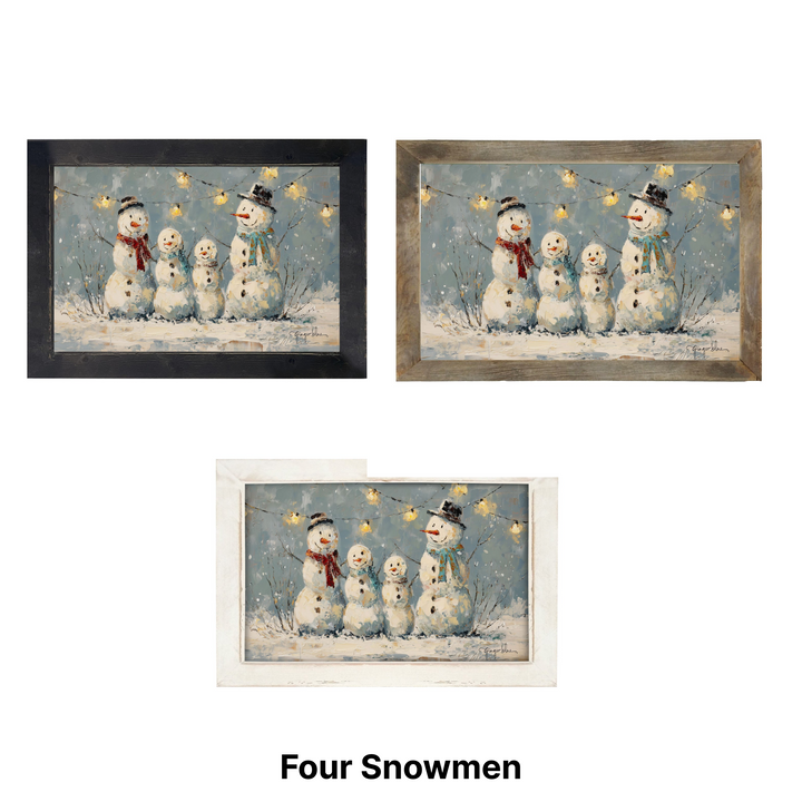 Christmas Framed Wall Art - Small Rectangle
