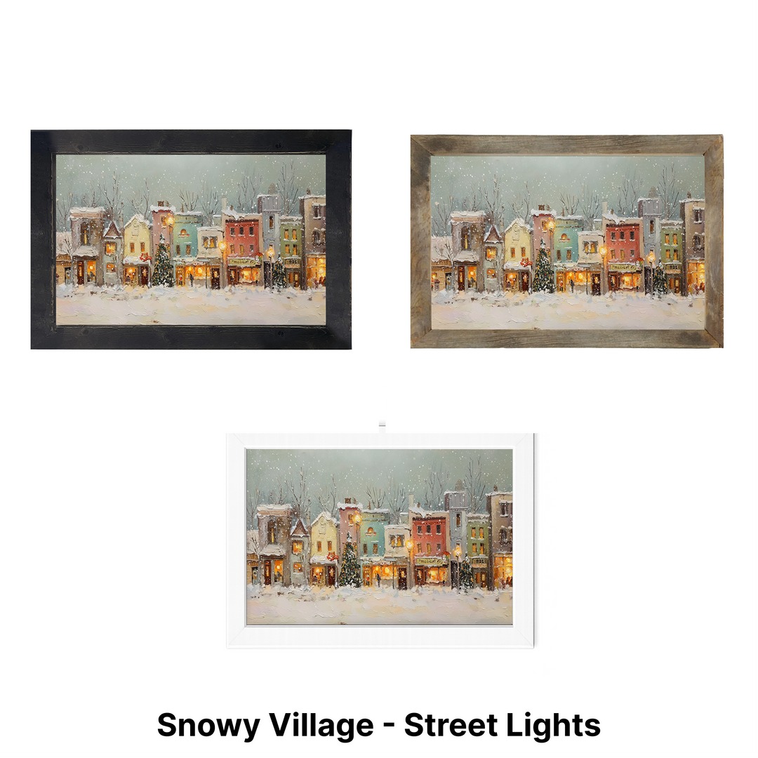 Christmas Framed Wall Art - Small Rectangle