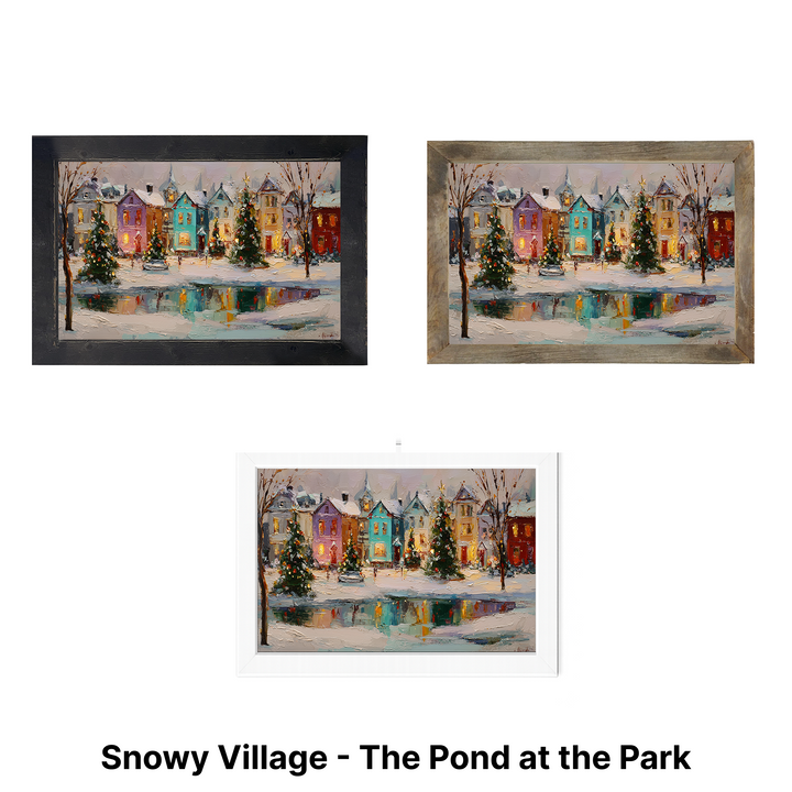 Christmas Framed Wall Art - Small Rectangle