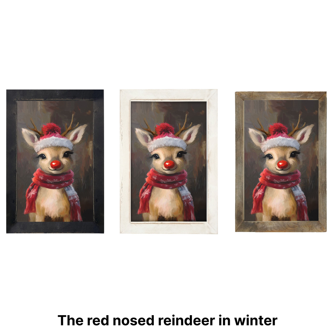 Christmas Framed Wall Art - Small Rectangle