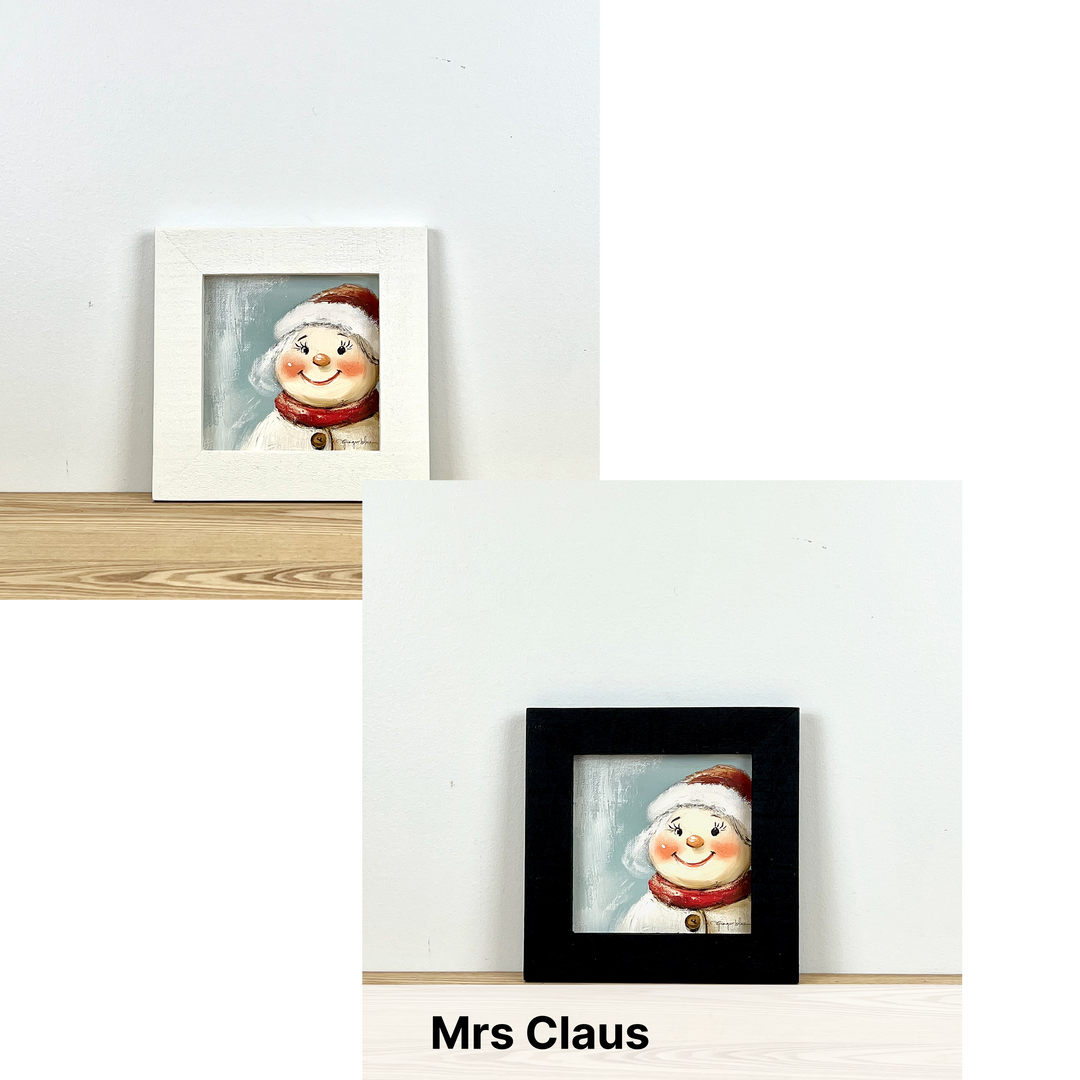 Christmas Framed Wall Art - Small Square