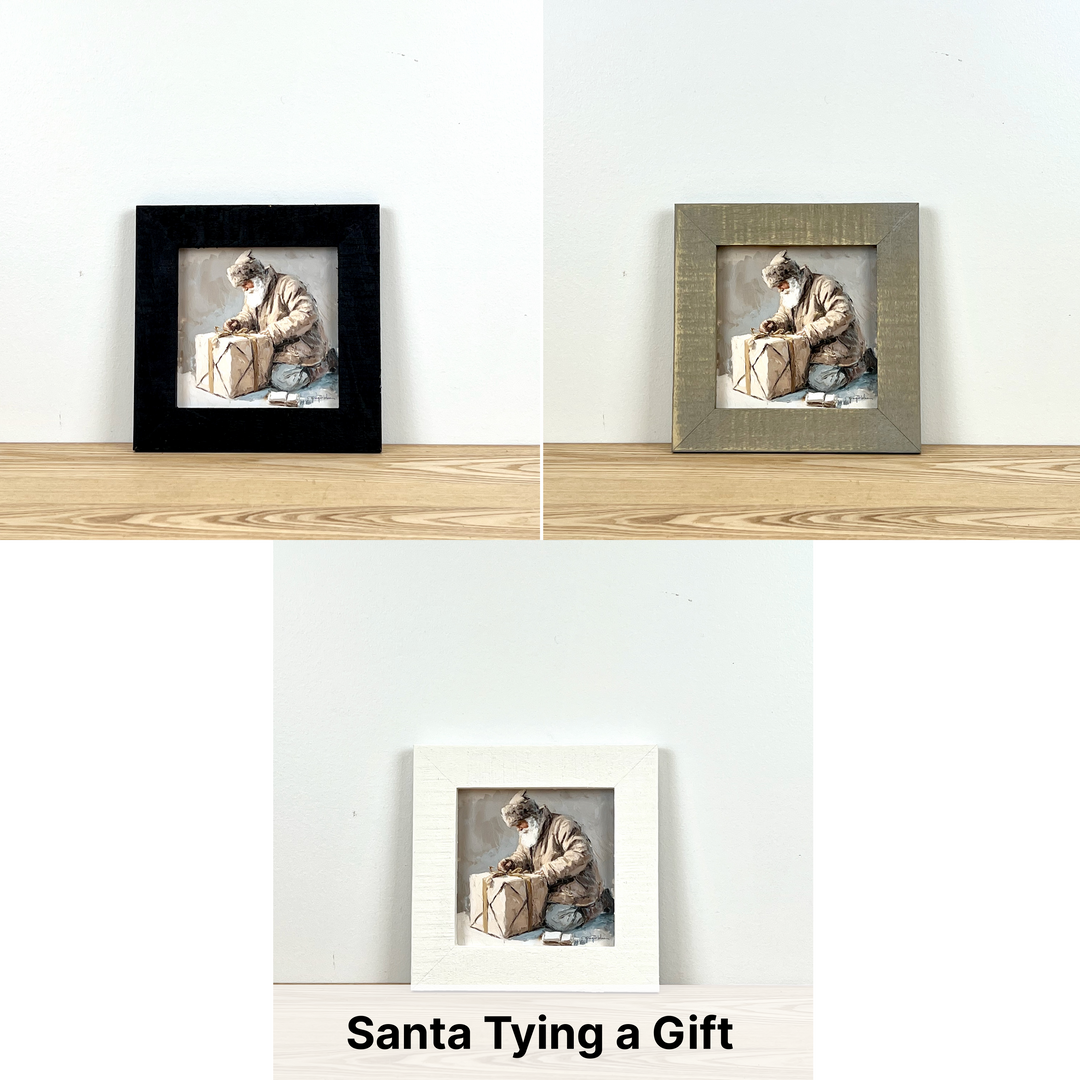Christmas Framed Wall Art - Small Square