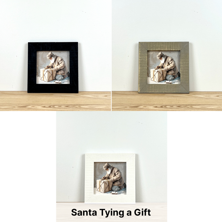 Christmas Framed Wall Art - Small Square