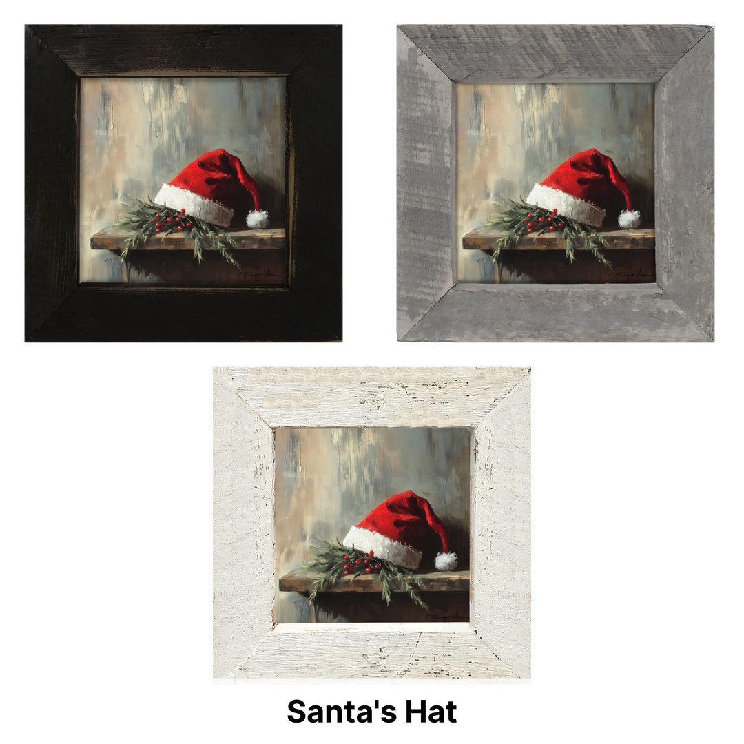 Christmas Framed Wall Art - Small Square