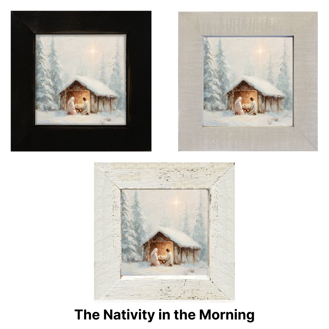 Christmas Framed Wall Art - Small Square