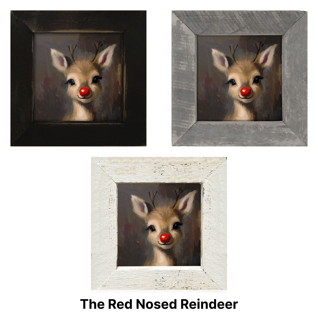 Christmas Framed Wall Art - Small Square