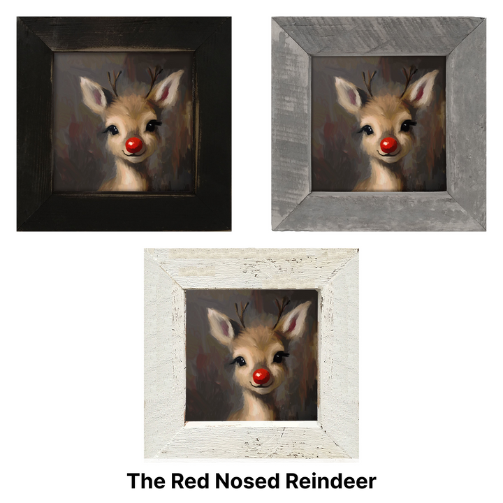 Christmas Framed Wall Art - Small Square