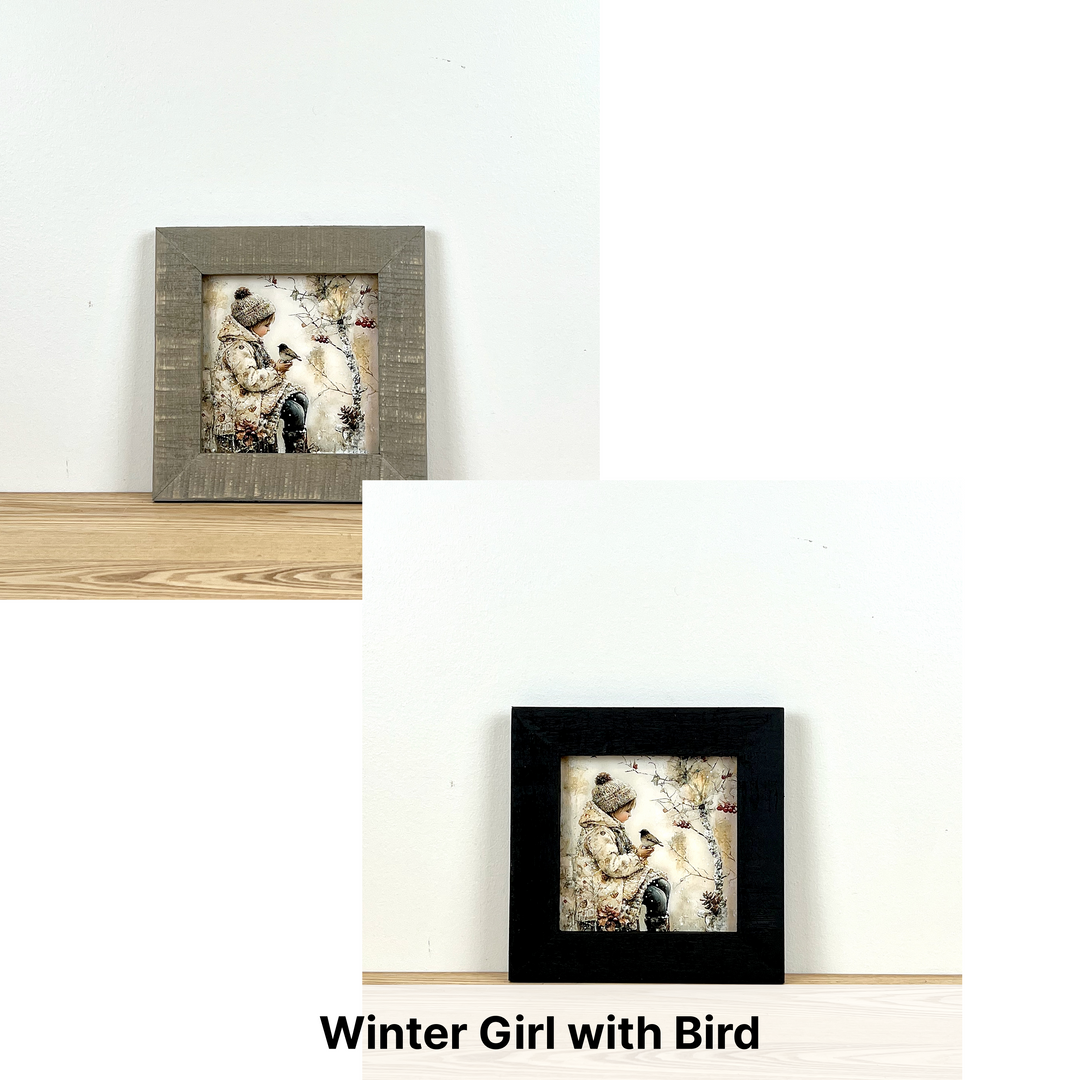 Christmas Framed Wall Art - Small Square