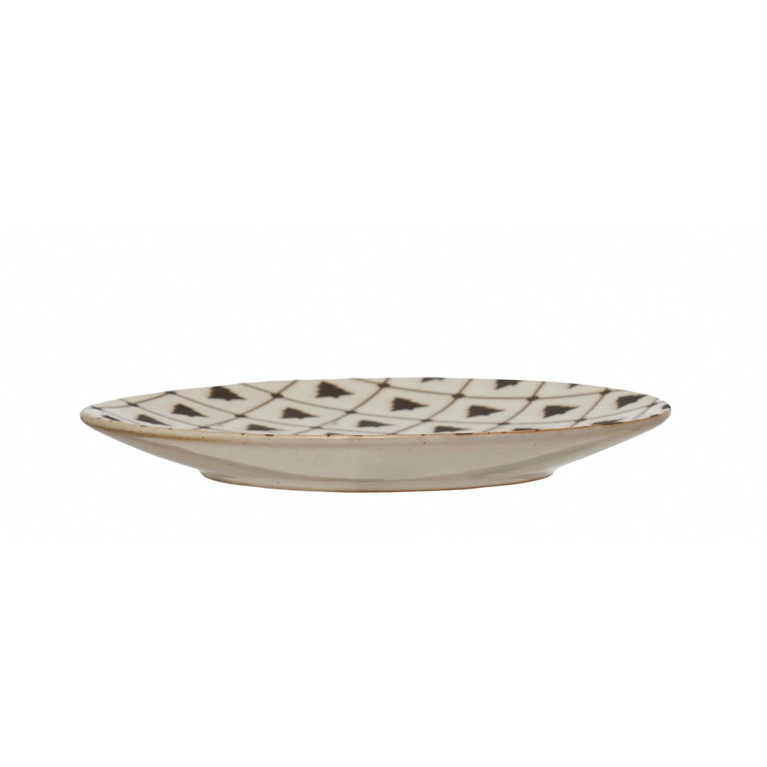 Tree Pattern Reactive Glaze Stoneware - 2 Styles