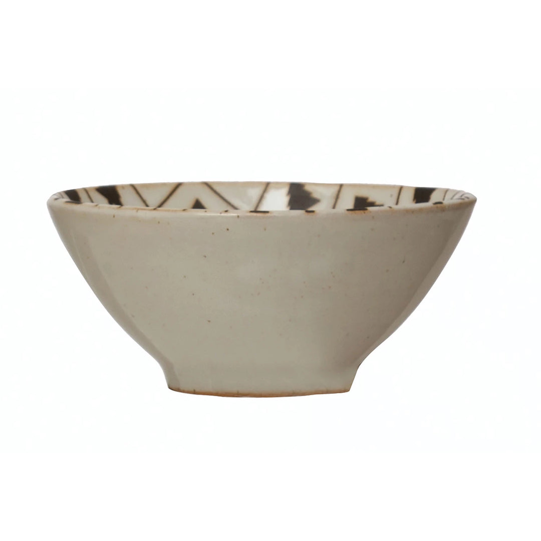 Tree Pattern Reactive Glaze Stoneware - 2 Styles