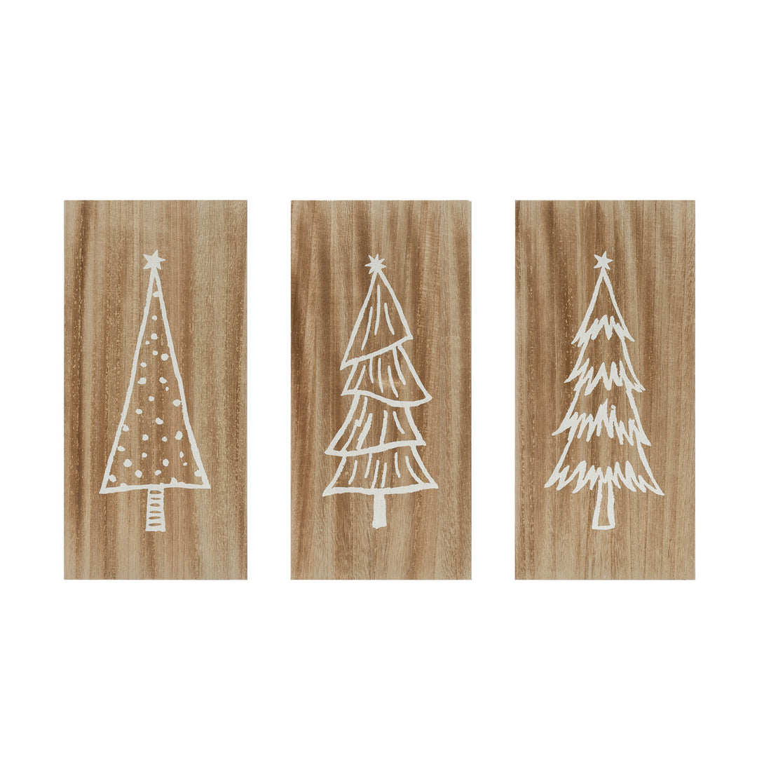 Wall Décor With Christmas Trees, 3 Styles