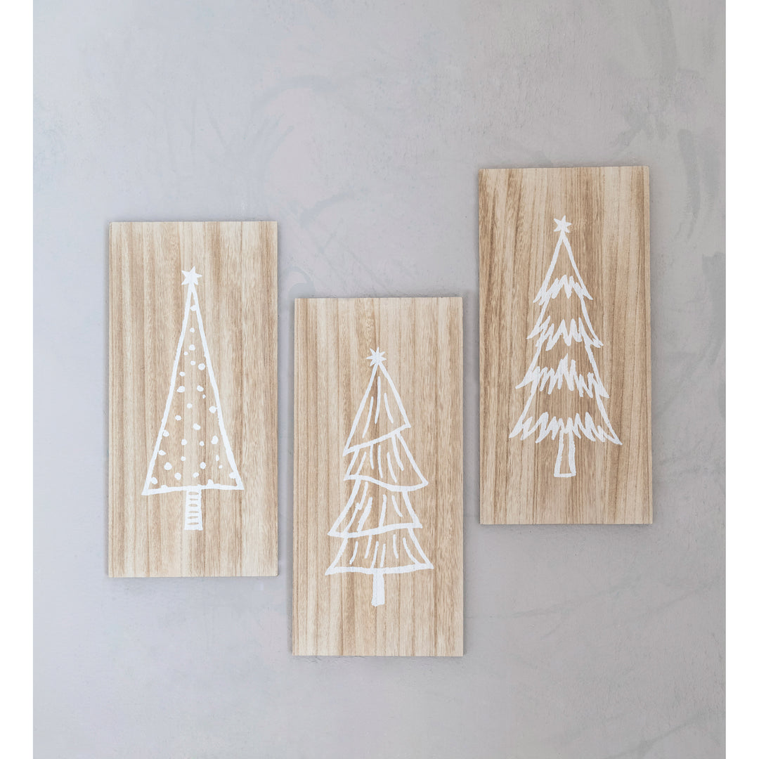 Wall Décor With Christmas Trees, 3 Styles