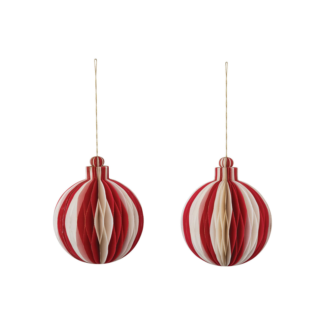 Paper Folding Honeycomb Circle Ornament