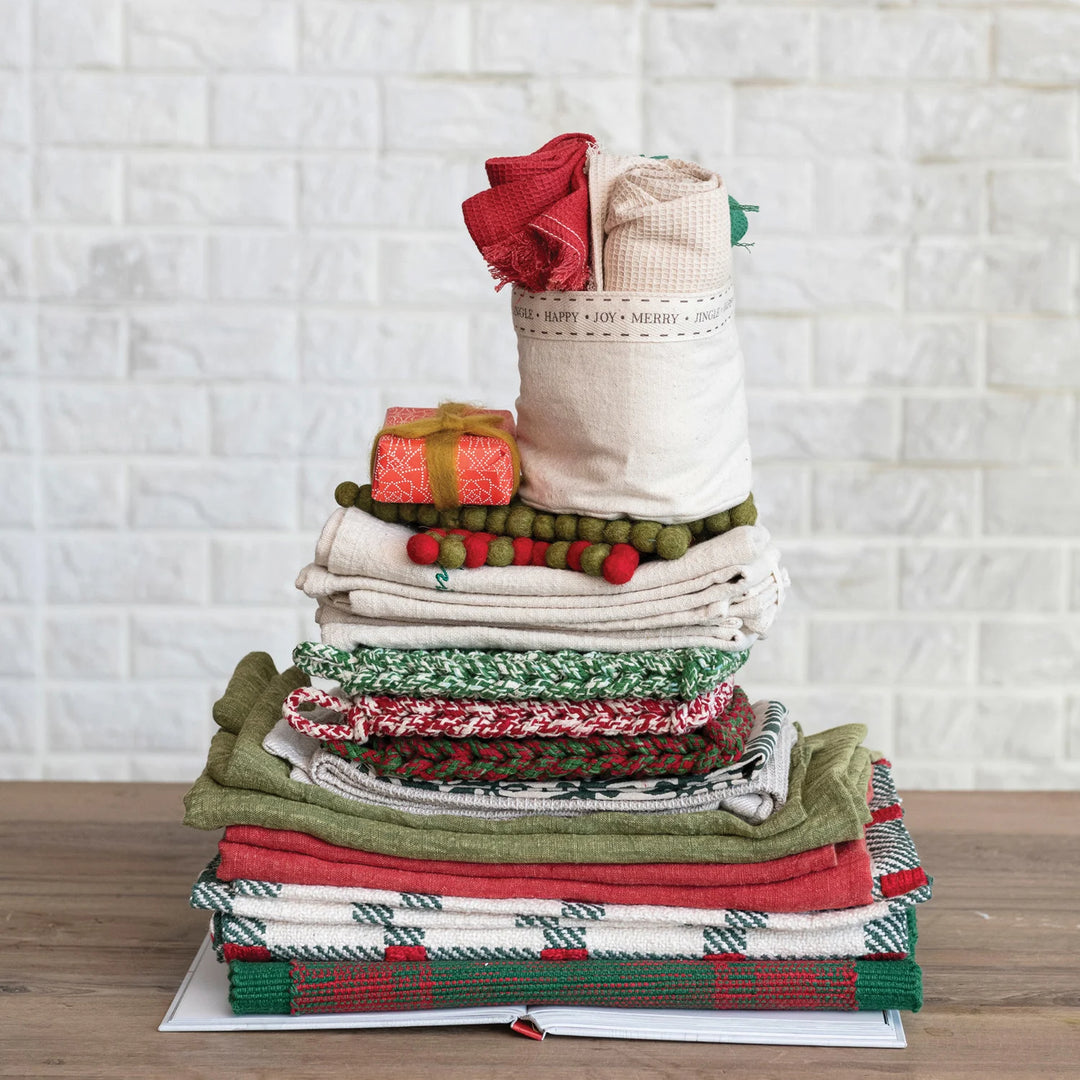 Christmas Cotton Crocheted Pot Holder, 3 Styles