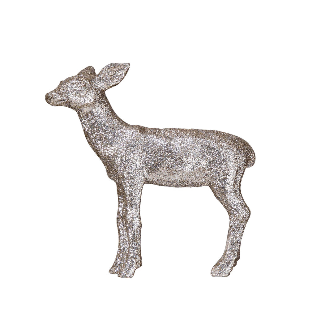 Silver Glitter Deer - 2 Styles