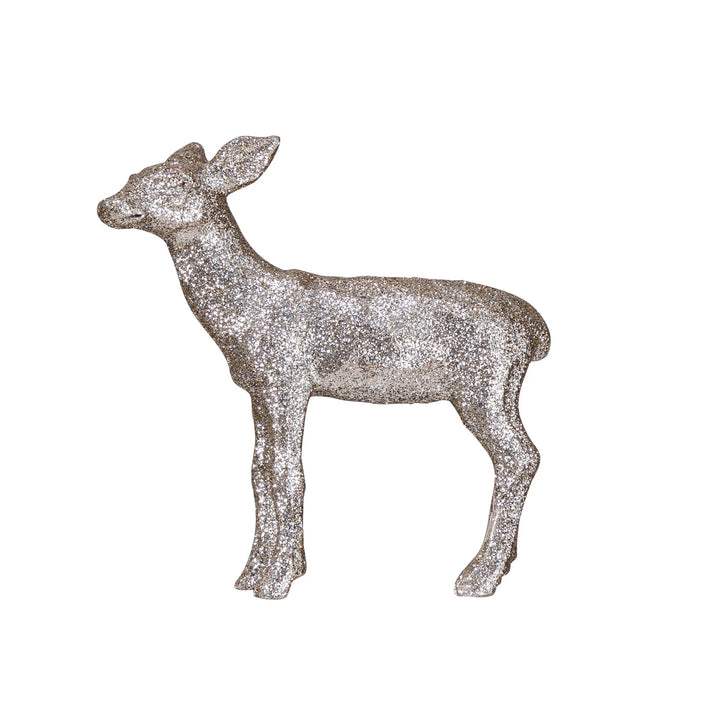 Silver Glitter Deer - 2 Styles