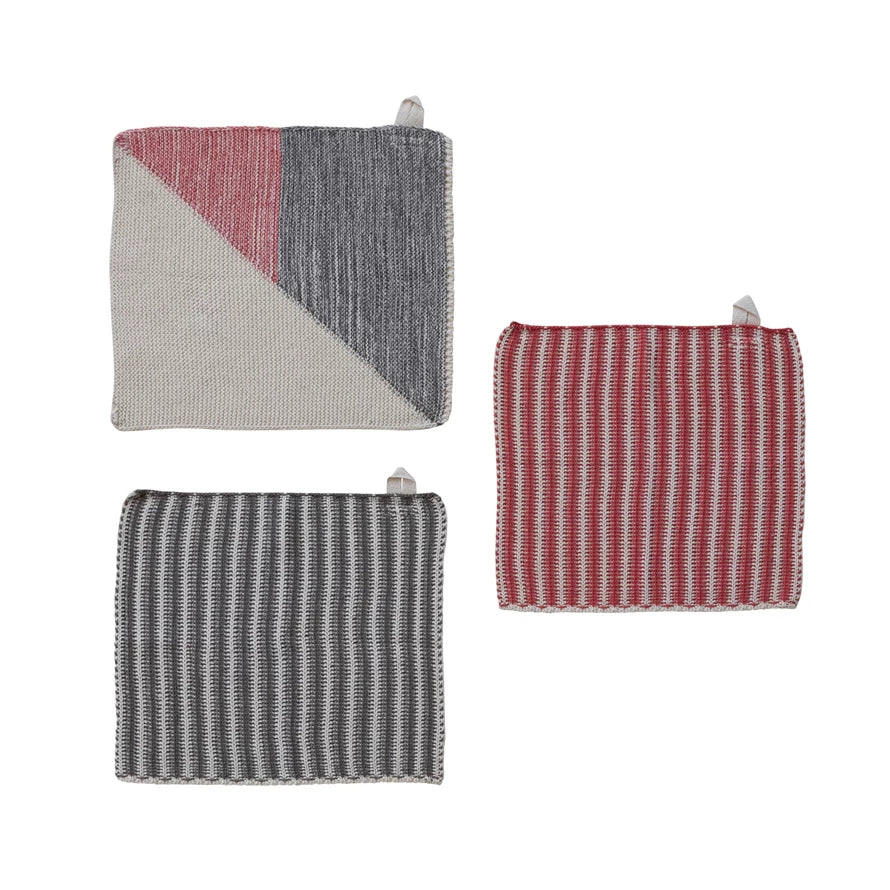 Patterned Dish Cloths - 3 Styles