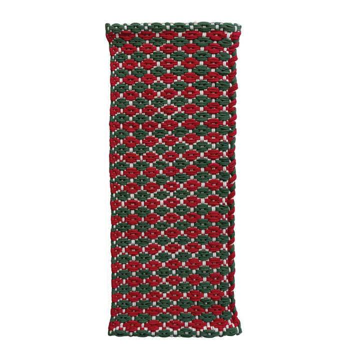 Hand-Woven Cotton Patterned Table Runner 