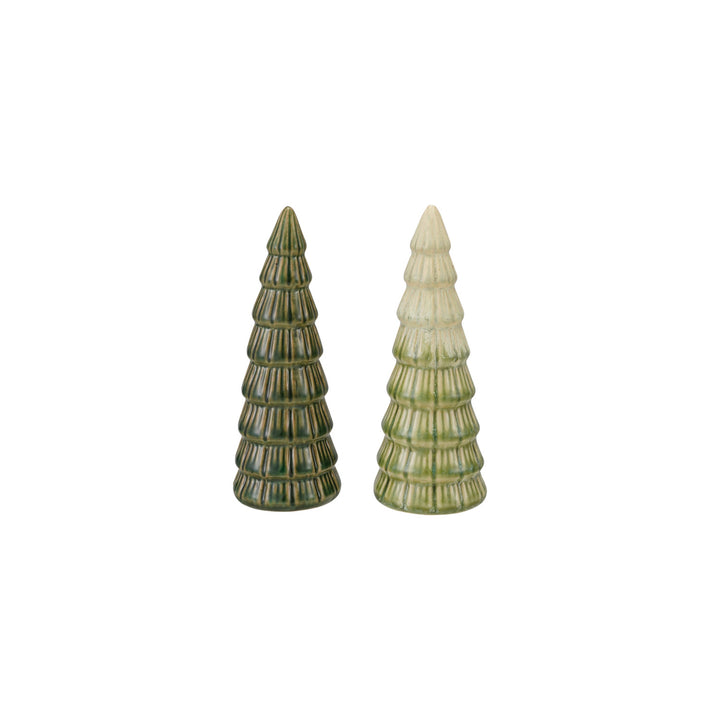 Stoneware Tree - Set of 2, 2 sizes