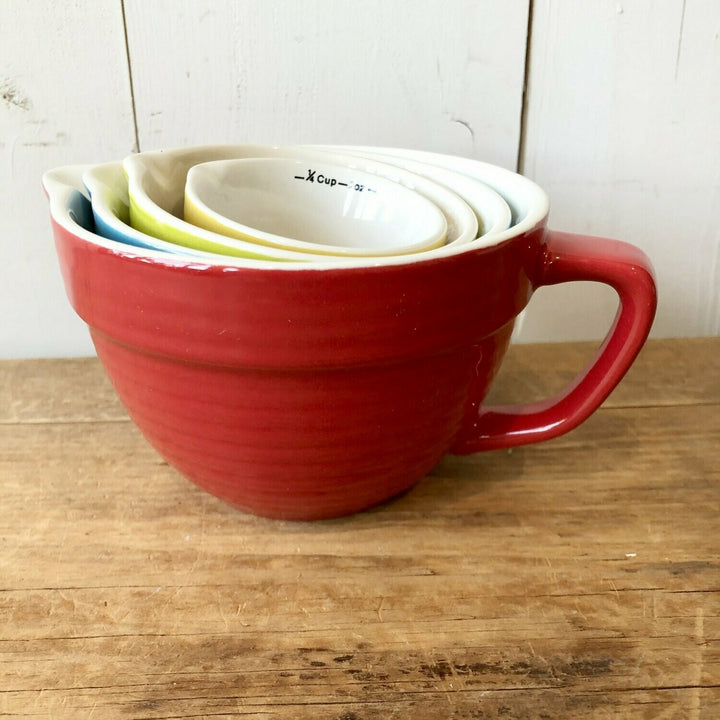 Measuring Cups-Retro Colors, Set of 4 nesting