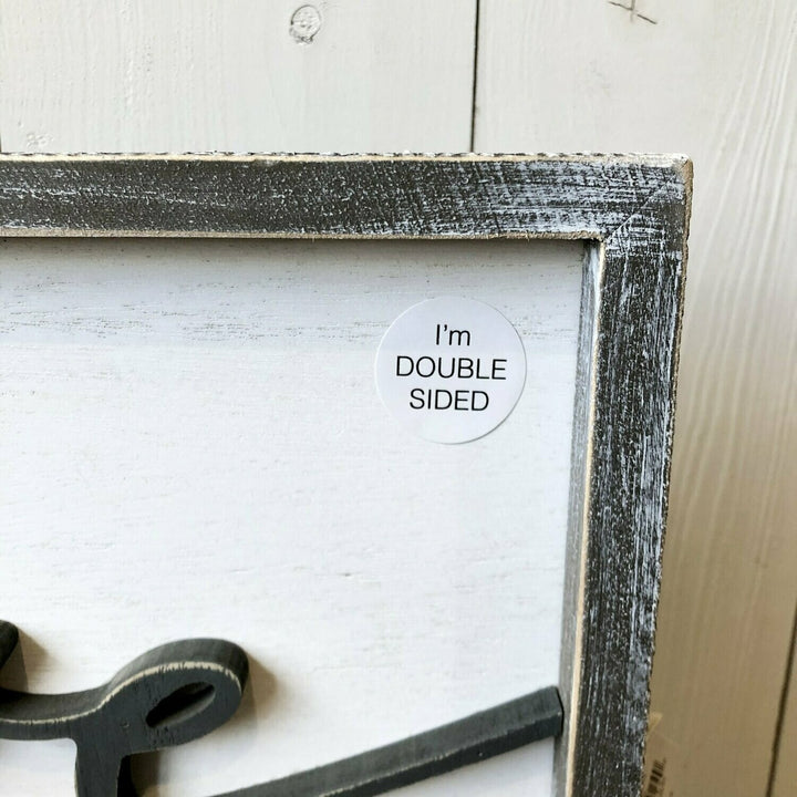 "Love is patient" Double Sided Signage