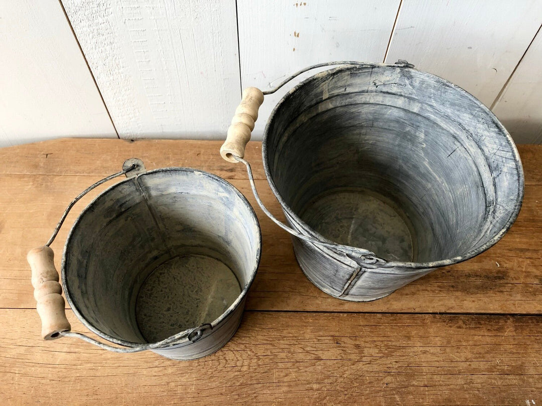 Galvanized Pot with Handle