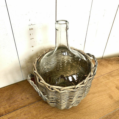Small Cellar Jar in Basket