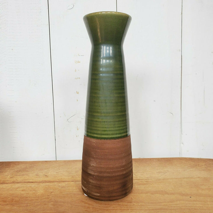 Green and Brown Vases