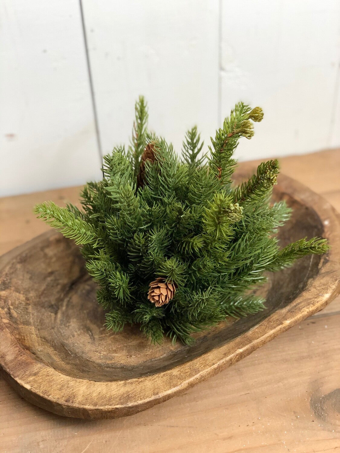 Spruce with Pine Cones Half Orb