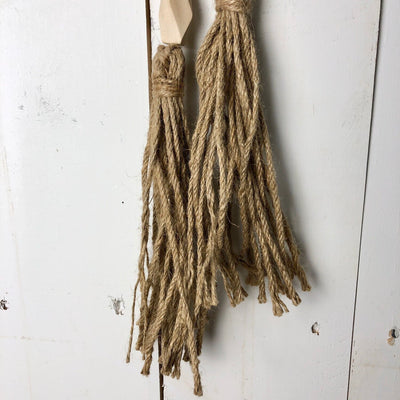 Small Wood Bead Tassel