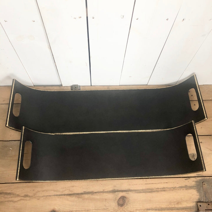 Black with Gold Accent Trays