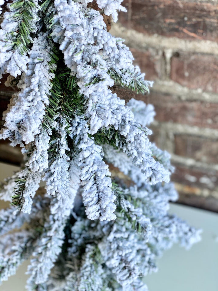 Flocked Alpine Tree