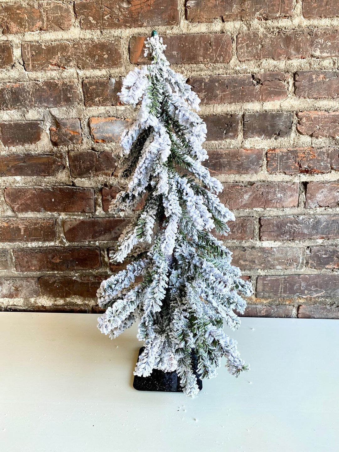 Flocked Alpine Tree