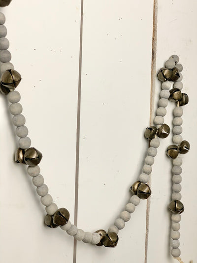 Grey Jingle Bell Garland