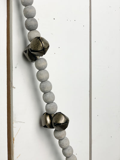 Grey Jingle Bell Garland