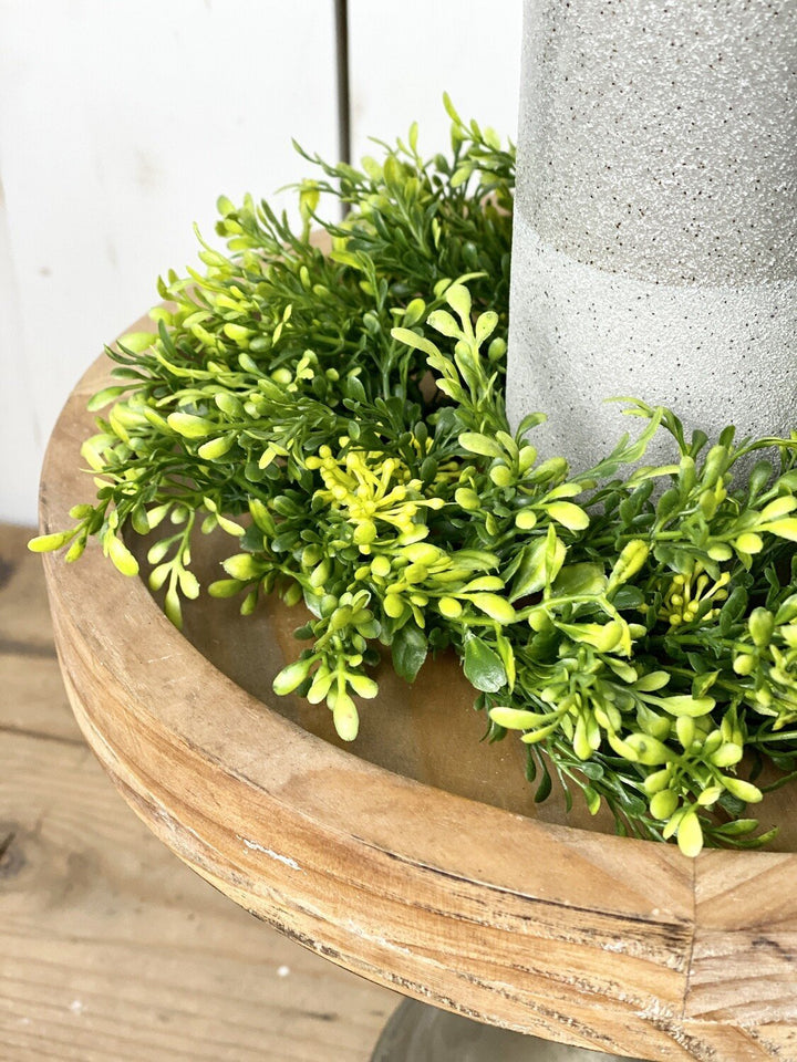 4" Tea Leaf Candle Ring