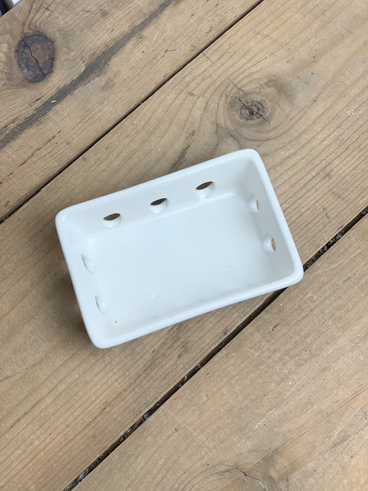 White Soap Dish