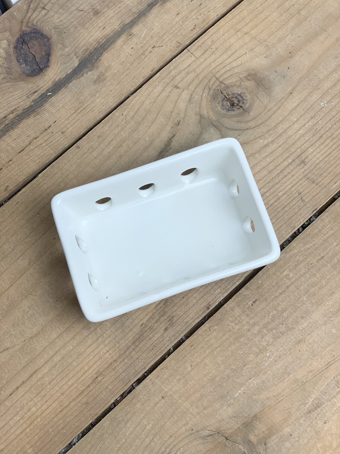 White Soap Dish