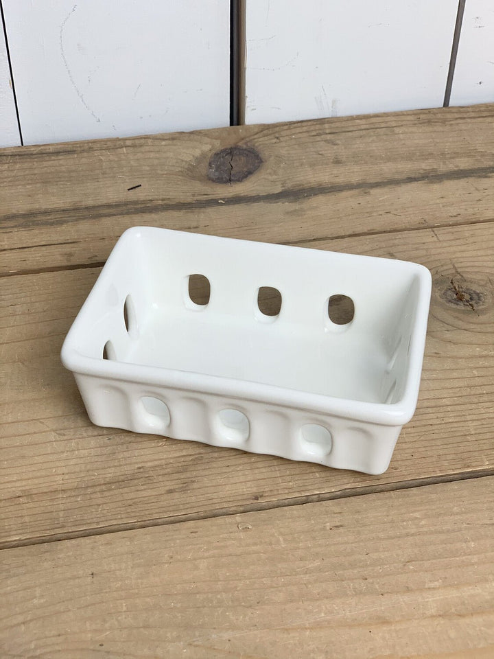 White Soap Dish