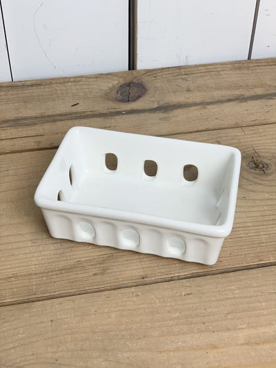 White Soap Dish
