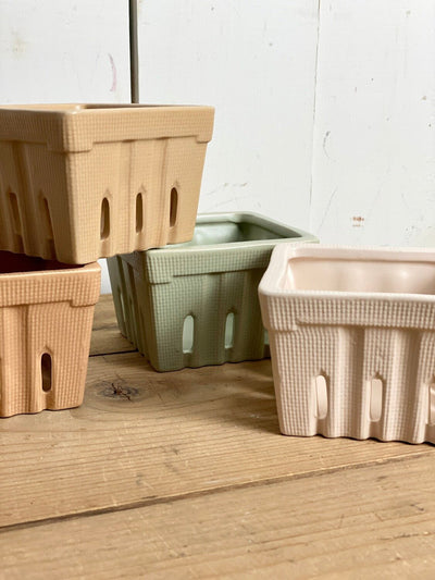 Matte Stoneware Berry Bowls