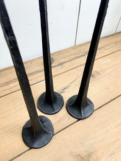 Thin Black Candlestick Set