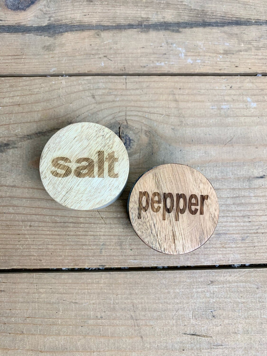 Marble Salt & Pepper Canister Set