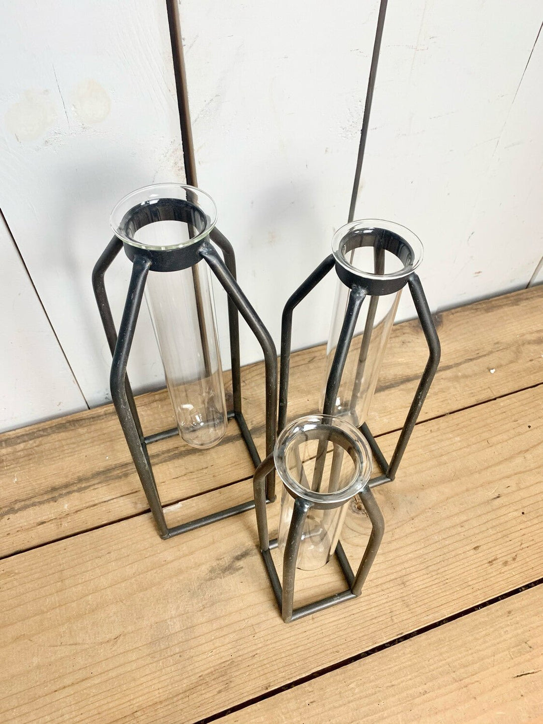 Metal Frame Skinny Test Tubes