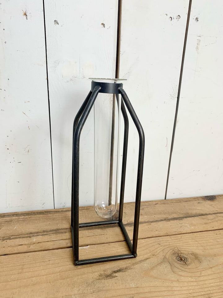 Metal Frame Skinny Test Tubes