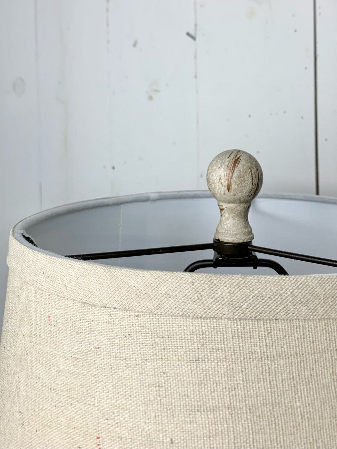 Grey Distressed Lamp