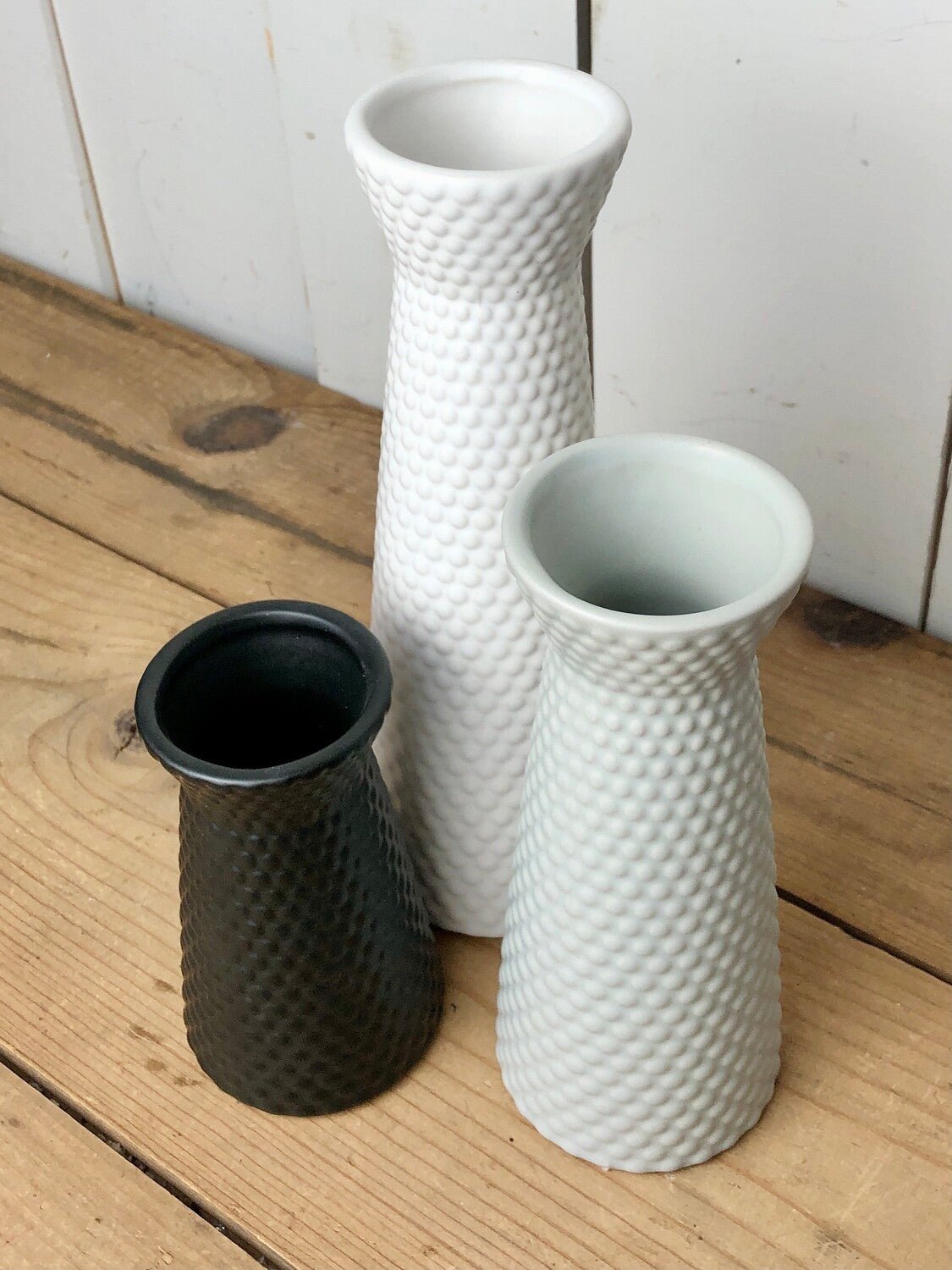 Textured Neutral Vases