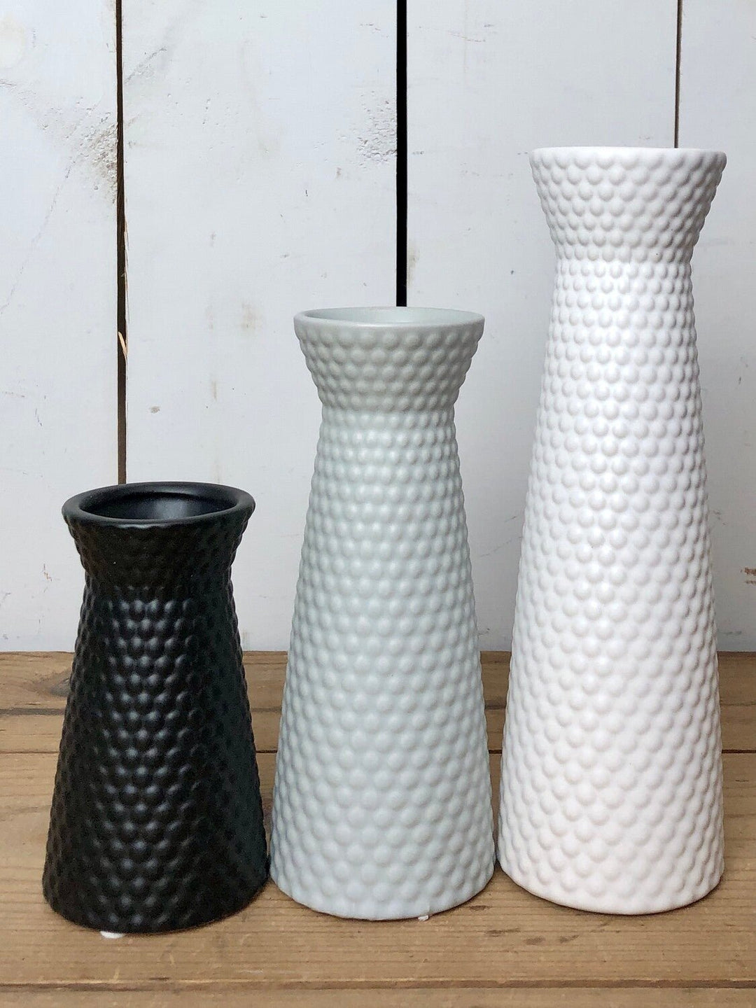 Textured Neutral Vases