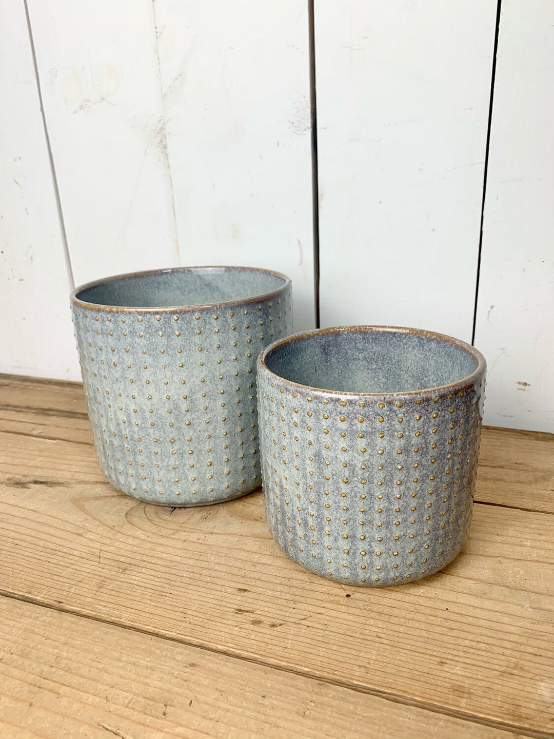 Blue/Grey Ceramic Pots