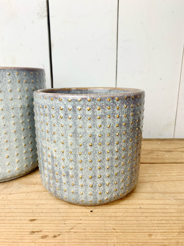 Blue/Grey Ceramic Pots